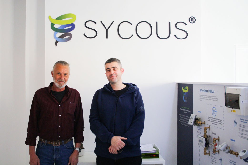 Ingvar Ahlberg and Richard Scott-Noble at Sycous HQ