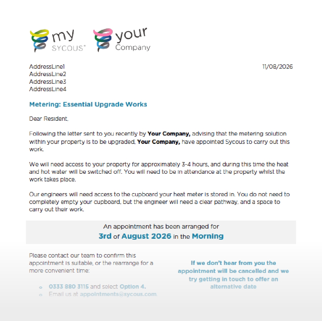Upgrade appointment letter